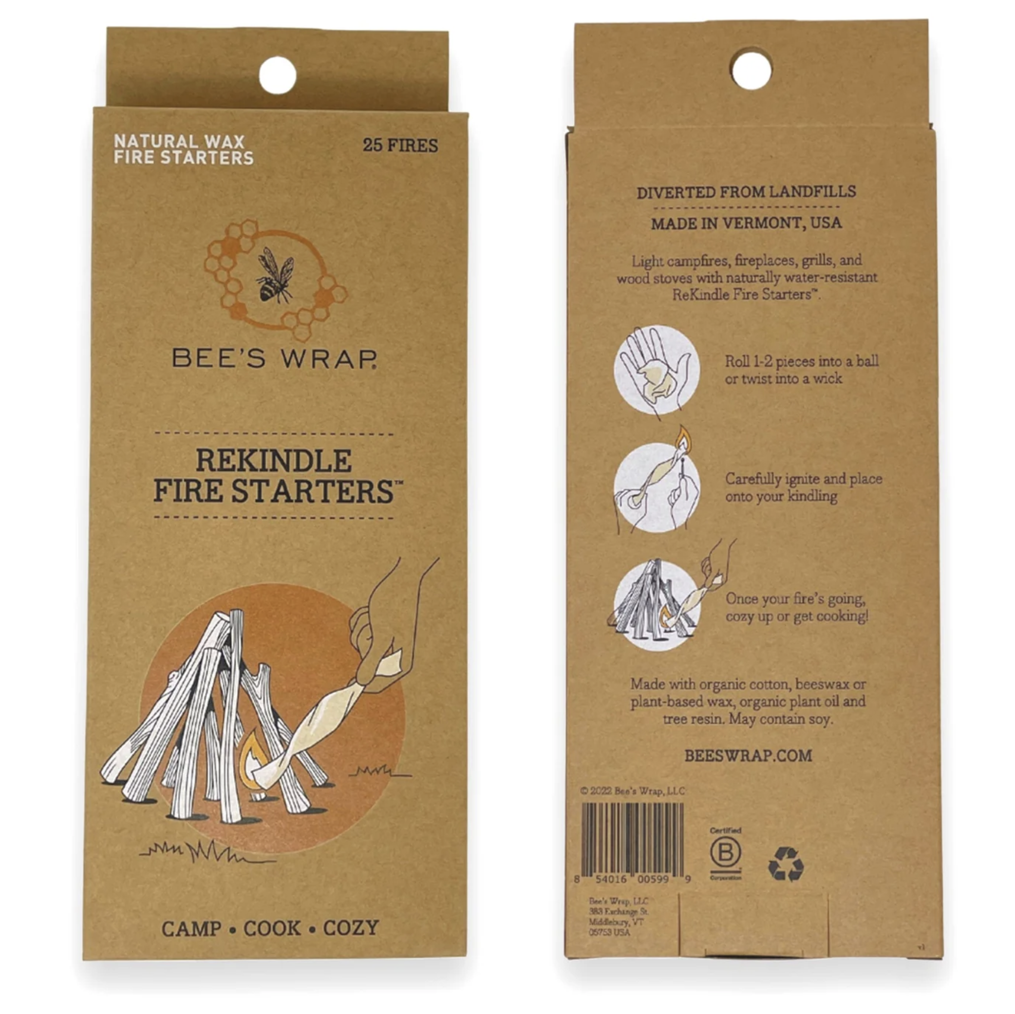 Bee's Wraps | ReKindle® Fire Starters