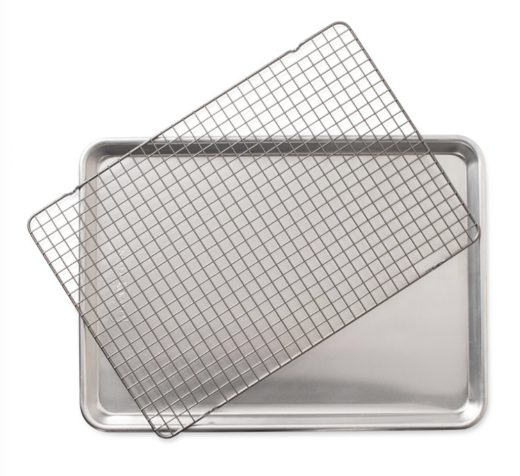 Nordic Ware | Naturals® Half Sheet with Oven-Safe Nonstick Grid