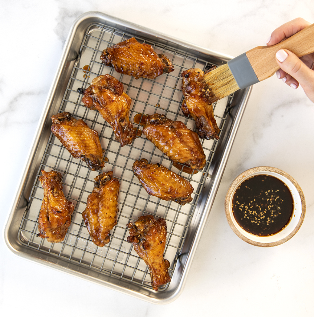 Nordic Ware | Naturals® Quarter Sheet Pan with Oven-Safe Nonstick Grid
