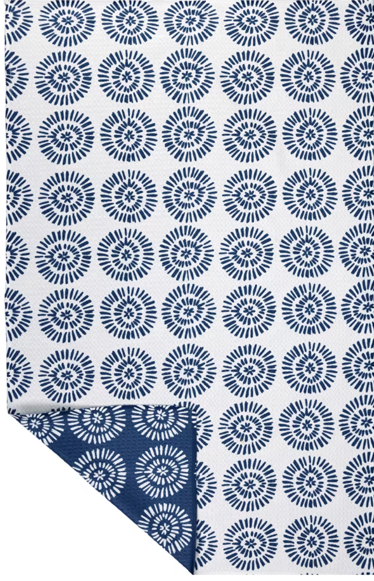 Blue Radial VIBE Towel