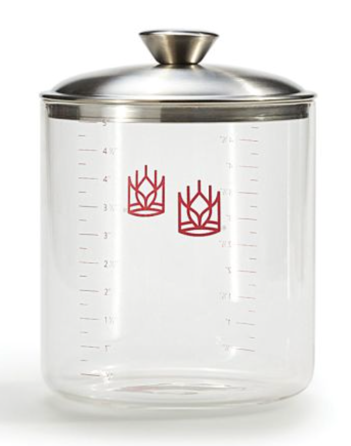 King Arthur Baking Glass Sourdough Crock