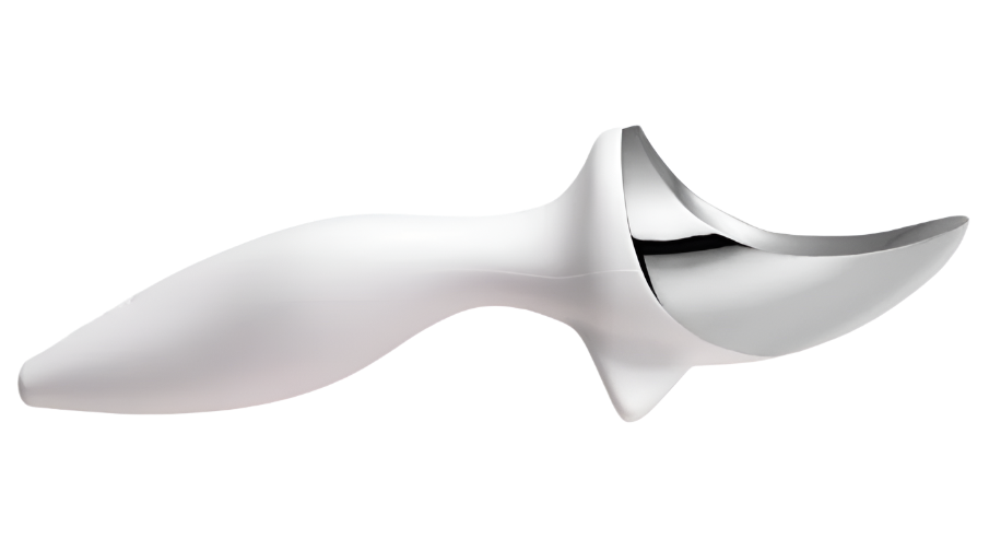 Tilt Up Ice Cream Scoop - White