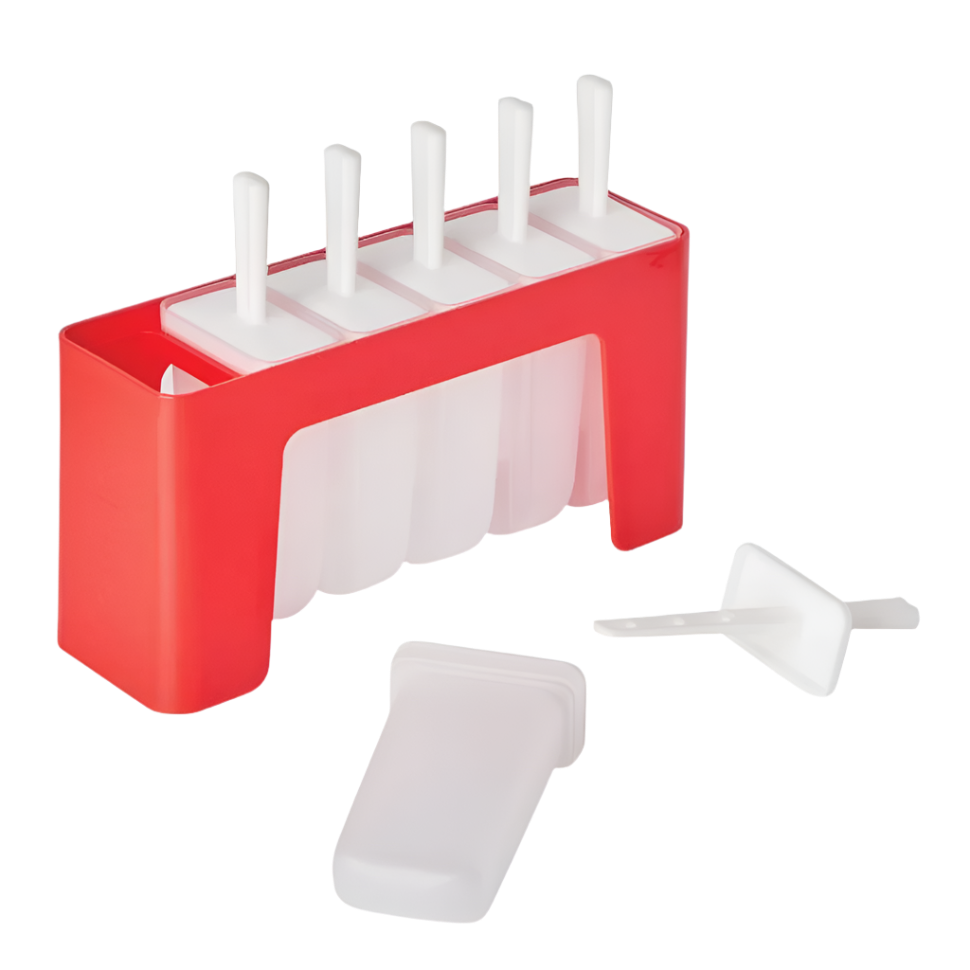 Modern Pop Molds with Tray - Set of 6