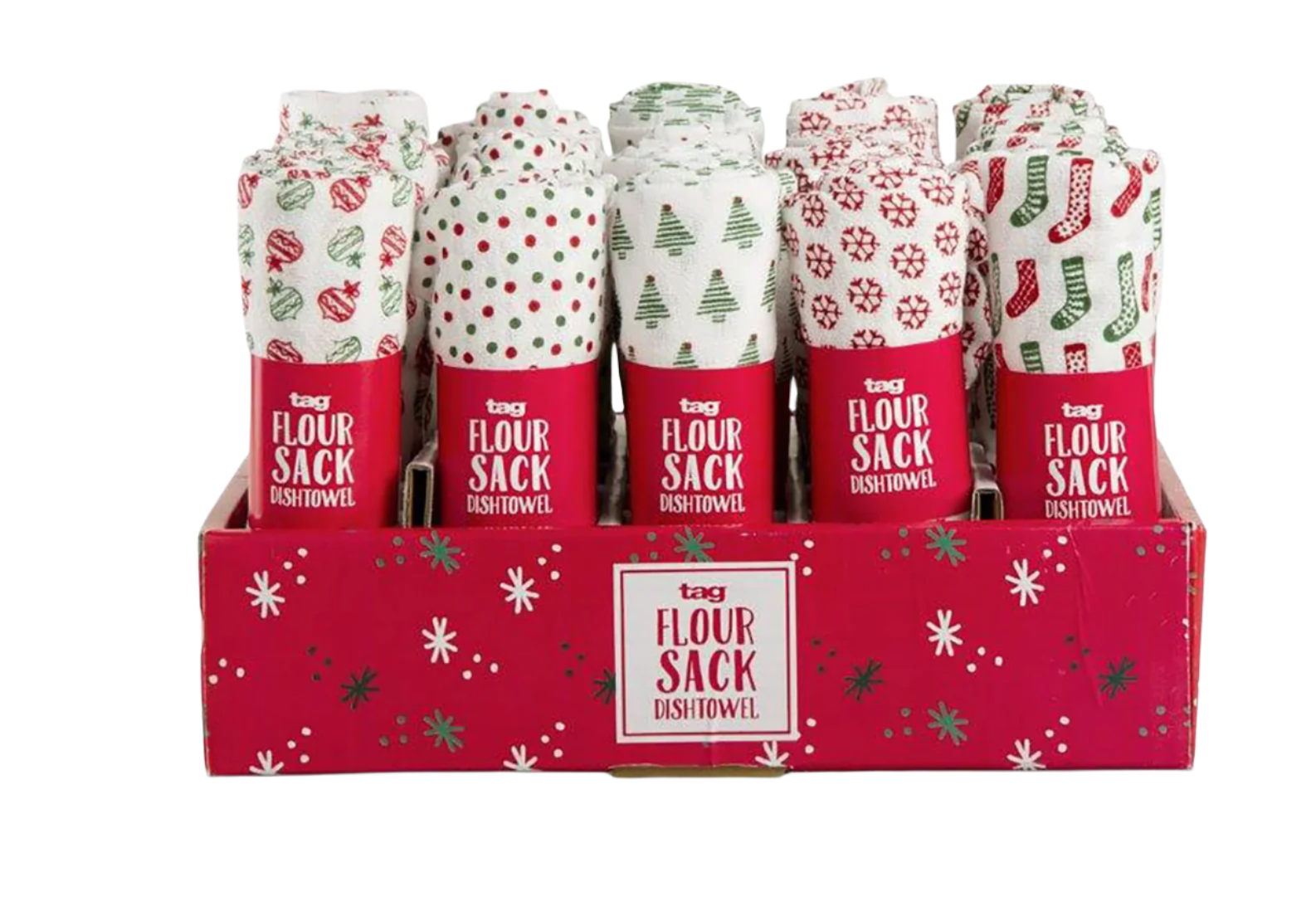 Holiday Floursack Dishtowel