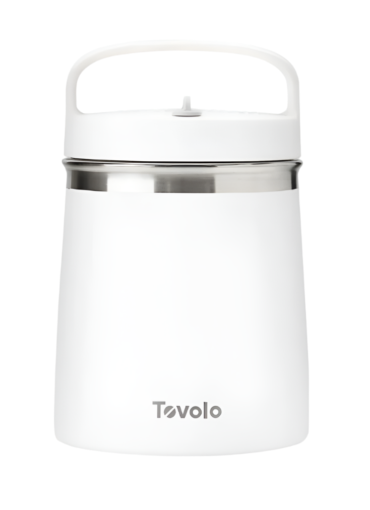 2 QT SS Insulated Food Traveler White