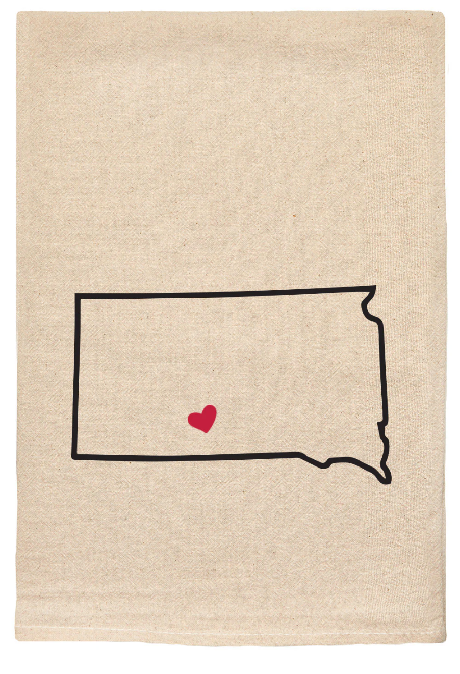 South Dakota Love Kitchen Towel