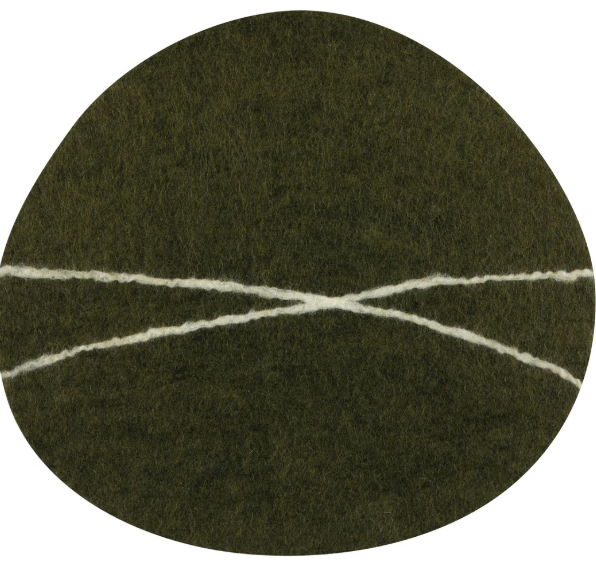 Felt Wool Placemat Olive Branch