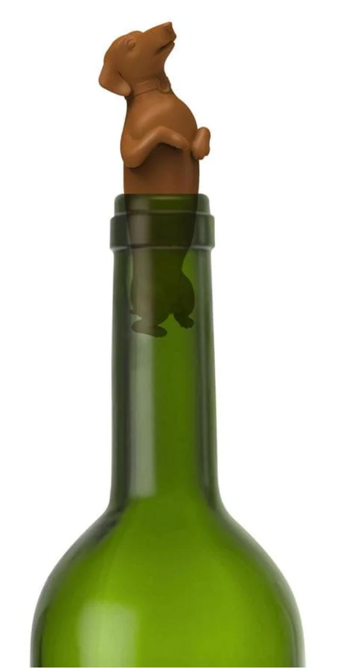 Winer Dog Bottle Stopper