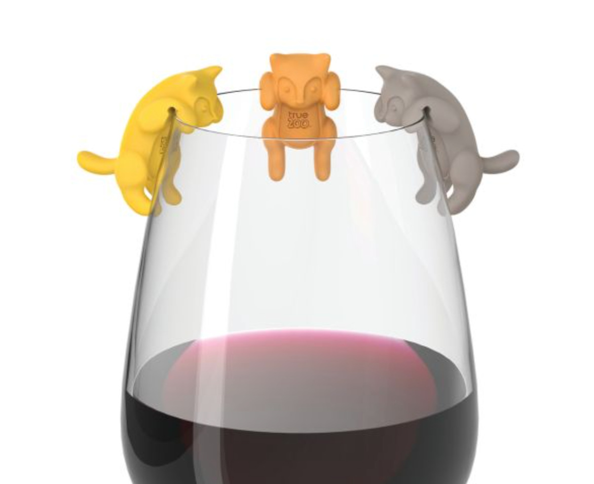 Paws Off Cats Glass Markers