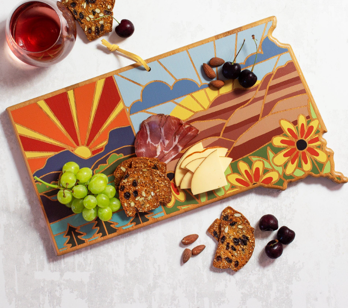 South Dakota Landscape Cutting Board