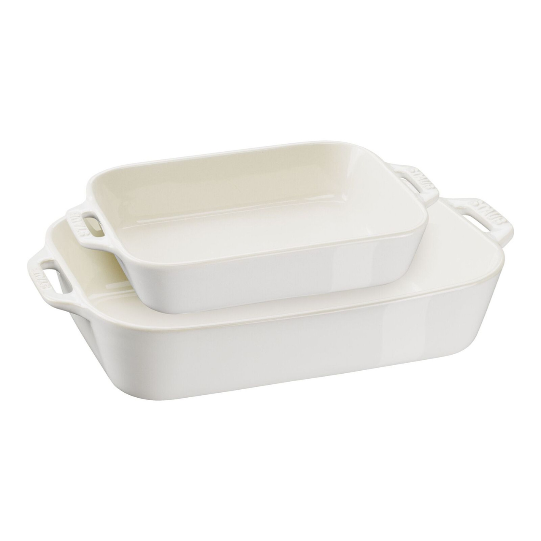 Staub Stoneware 2-pc Rectangular Baking Dish Set
