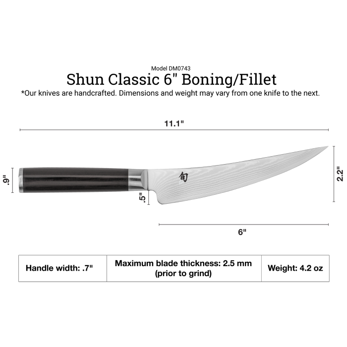 Shun | Classic 6" Boning & Fillet Knife