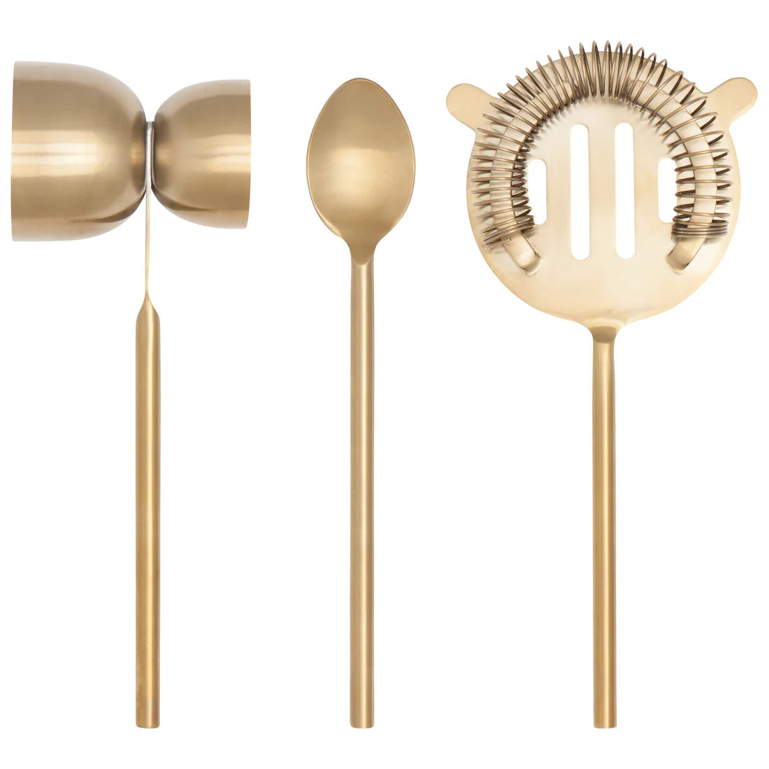 Matte Gold Bar Tool Set