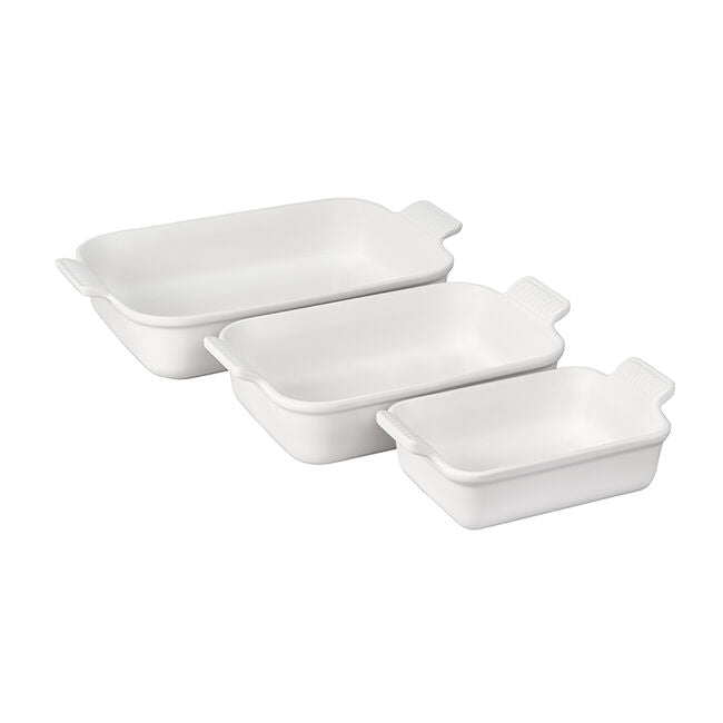 Le Creuset | Heritage 3-pc Rectangular Baking Dish Set