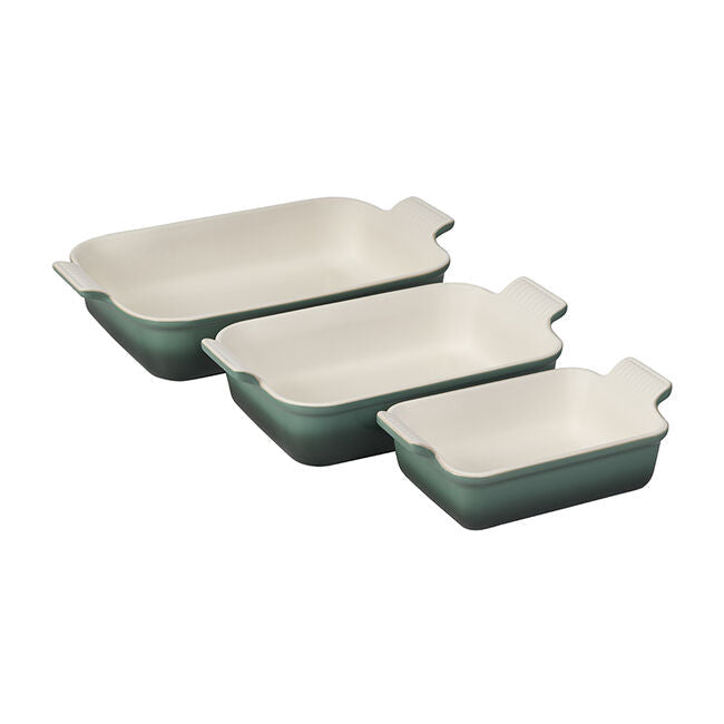 Le Creuset | Heritage 3-pc Rectangular Baking Dish Set