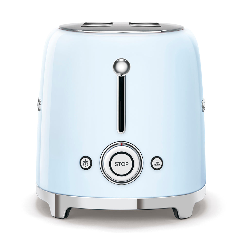 Smeg | 4x2 Slice Toaster, Pastel Blue