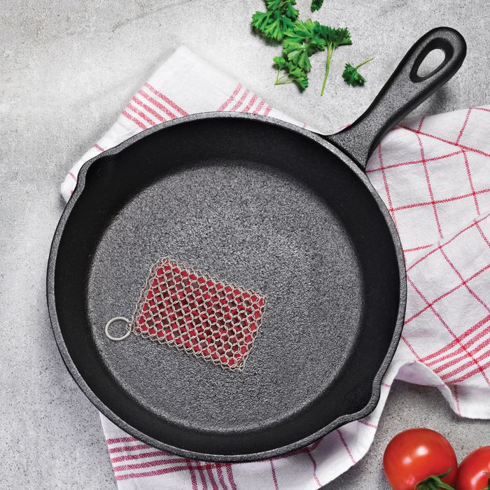 Chainmail Cast Iron Scrub
