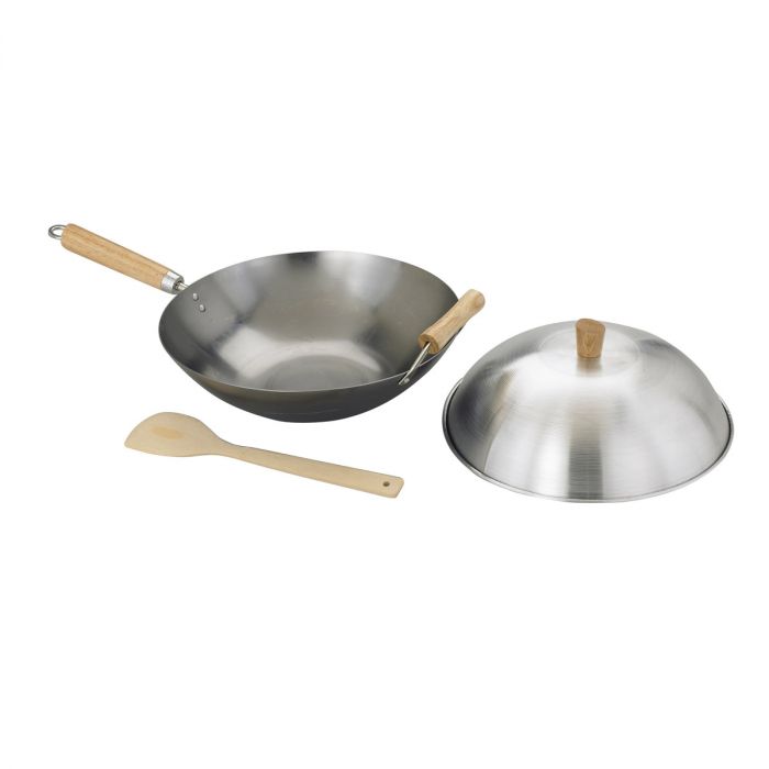 Carbon Steel Wok Set