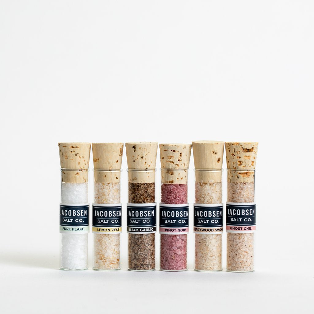 Jacobsen Salt Co. | Six Vial Infused Salt Set