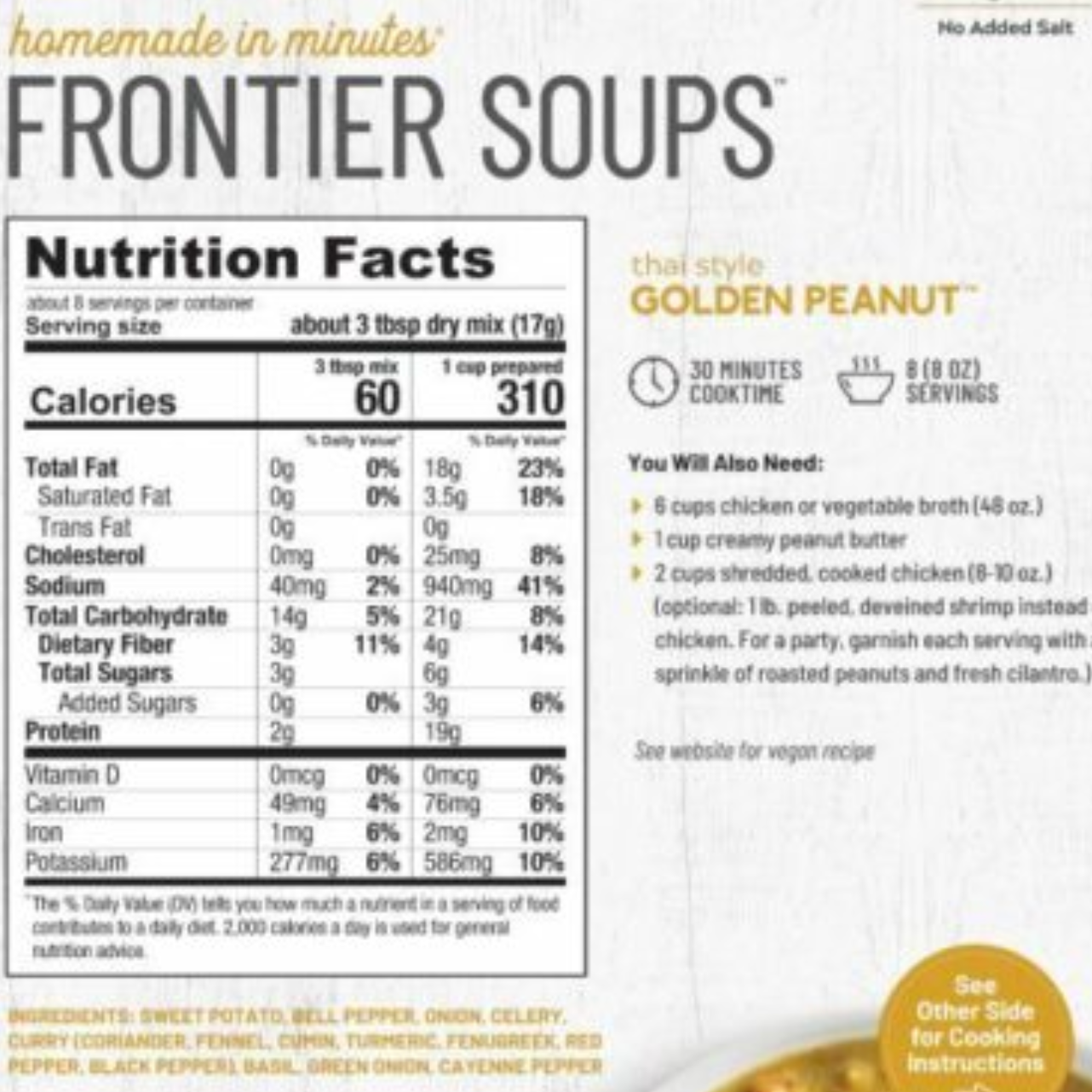 Golden Peanut Soup