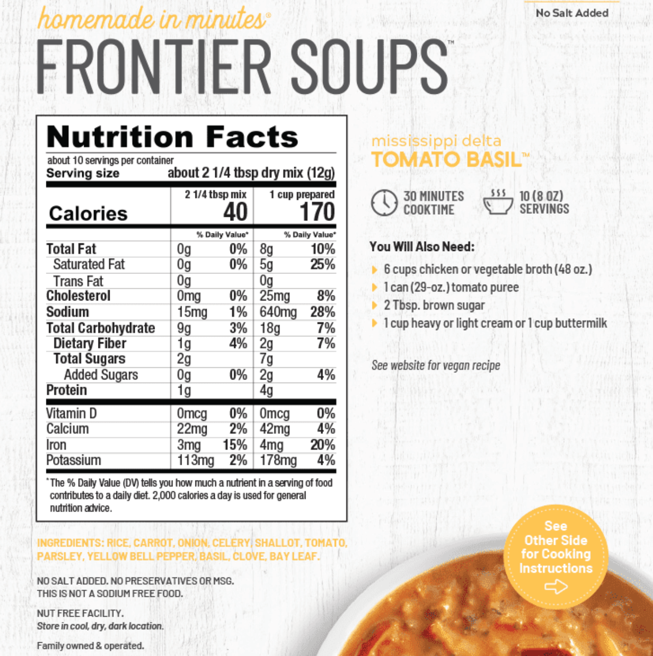 Tomato Basil Soup