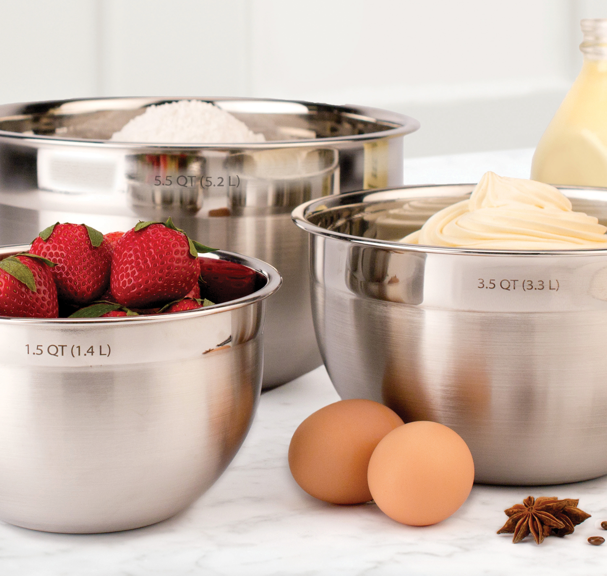 Tovolo | Stainless Steel Mixing Bowl - 3.5 QT
