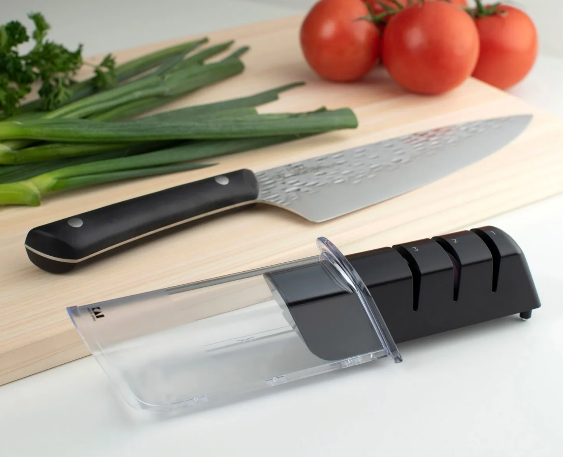 Shun | Pull-Through Diamond & Ceramic Knife Sharpener