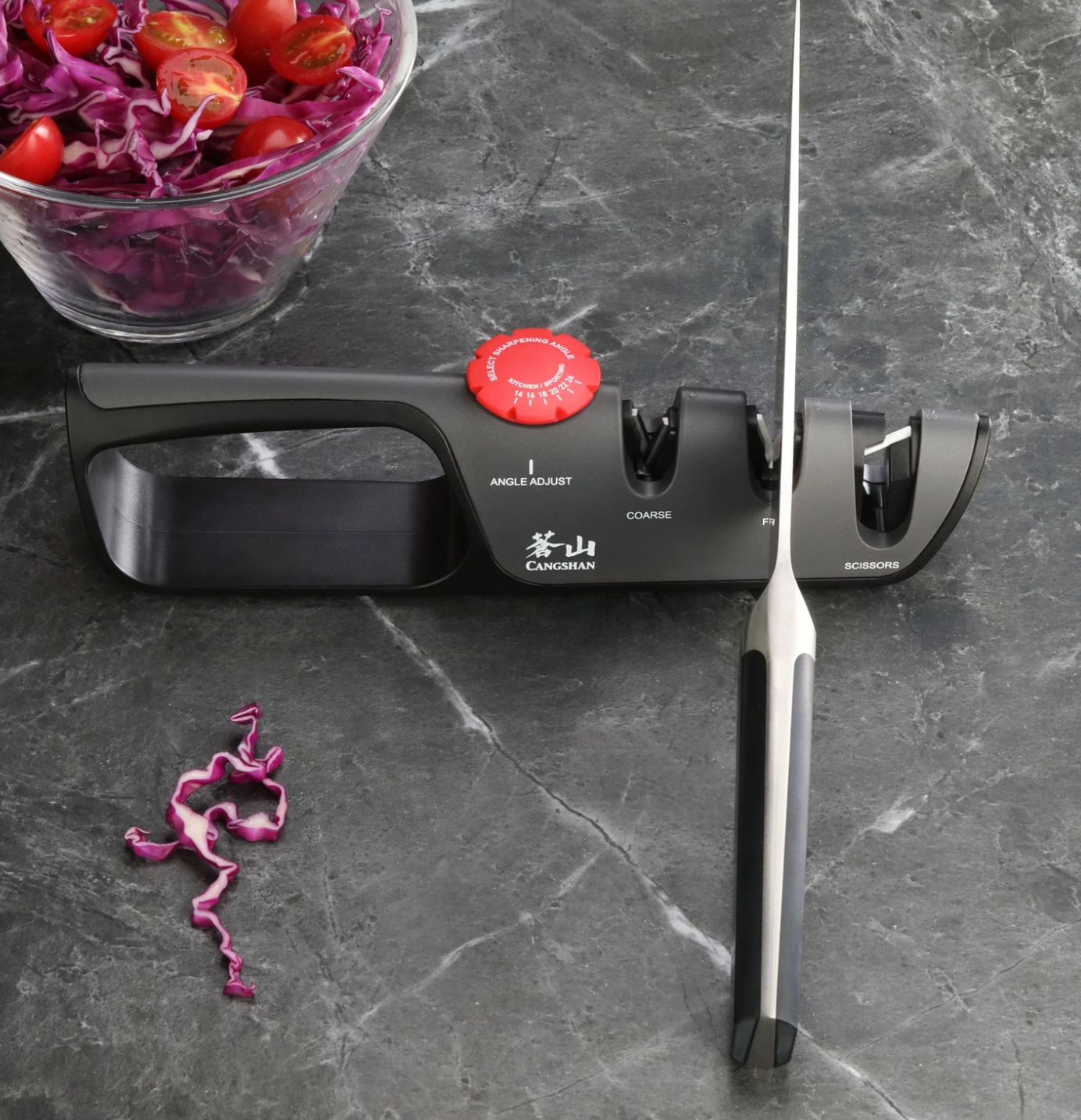 Cangshan | Stage Adjustable Knife + Scissor Sharpener