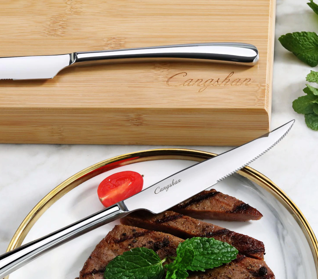 Cangshan | Rain Series 8 Piece Steak Knife Set