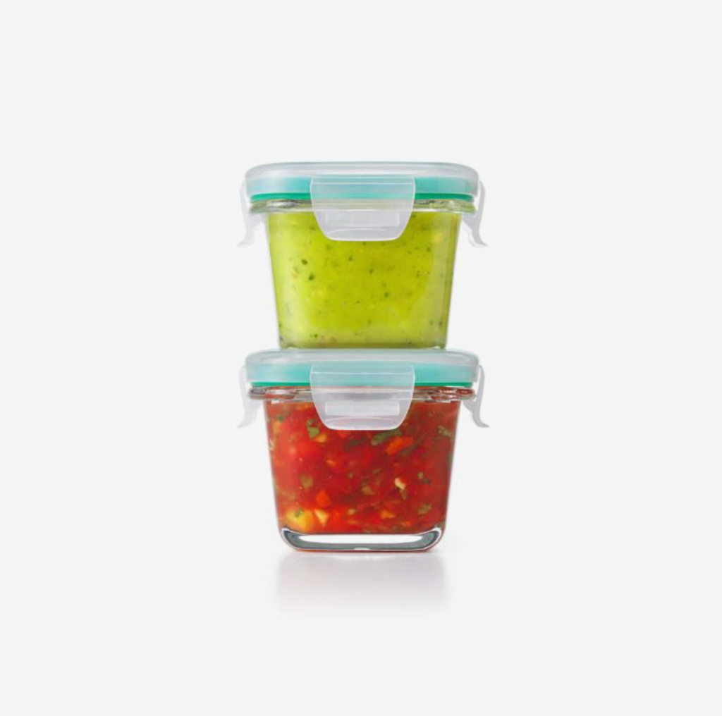 OXO Storage Container Set Good Grips 12-Piece Smart Seal Glass