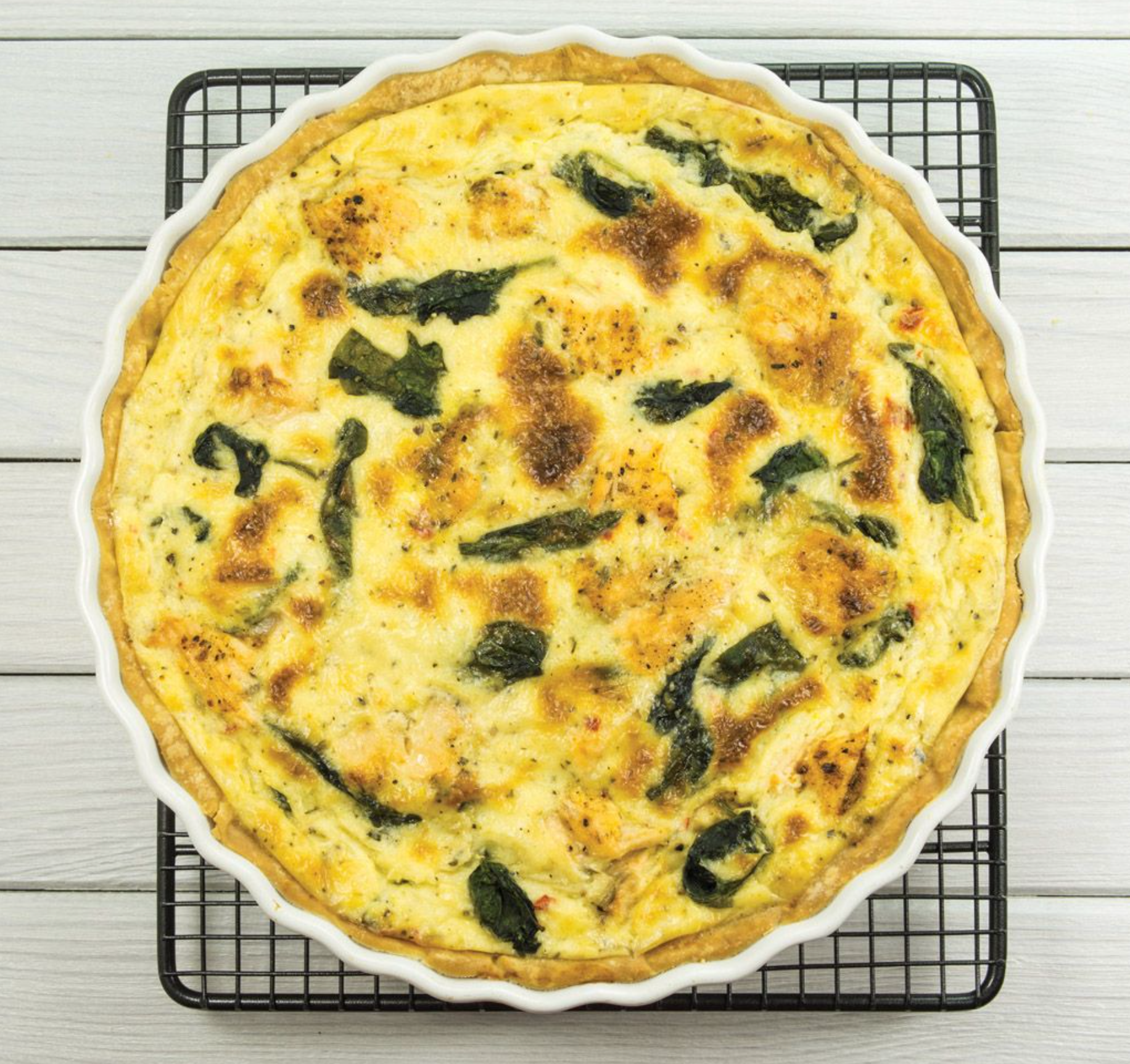 Quiche Round 10"