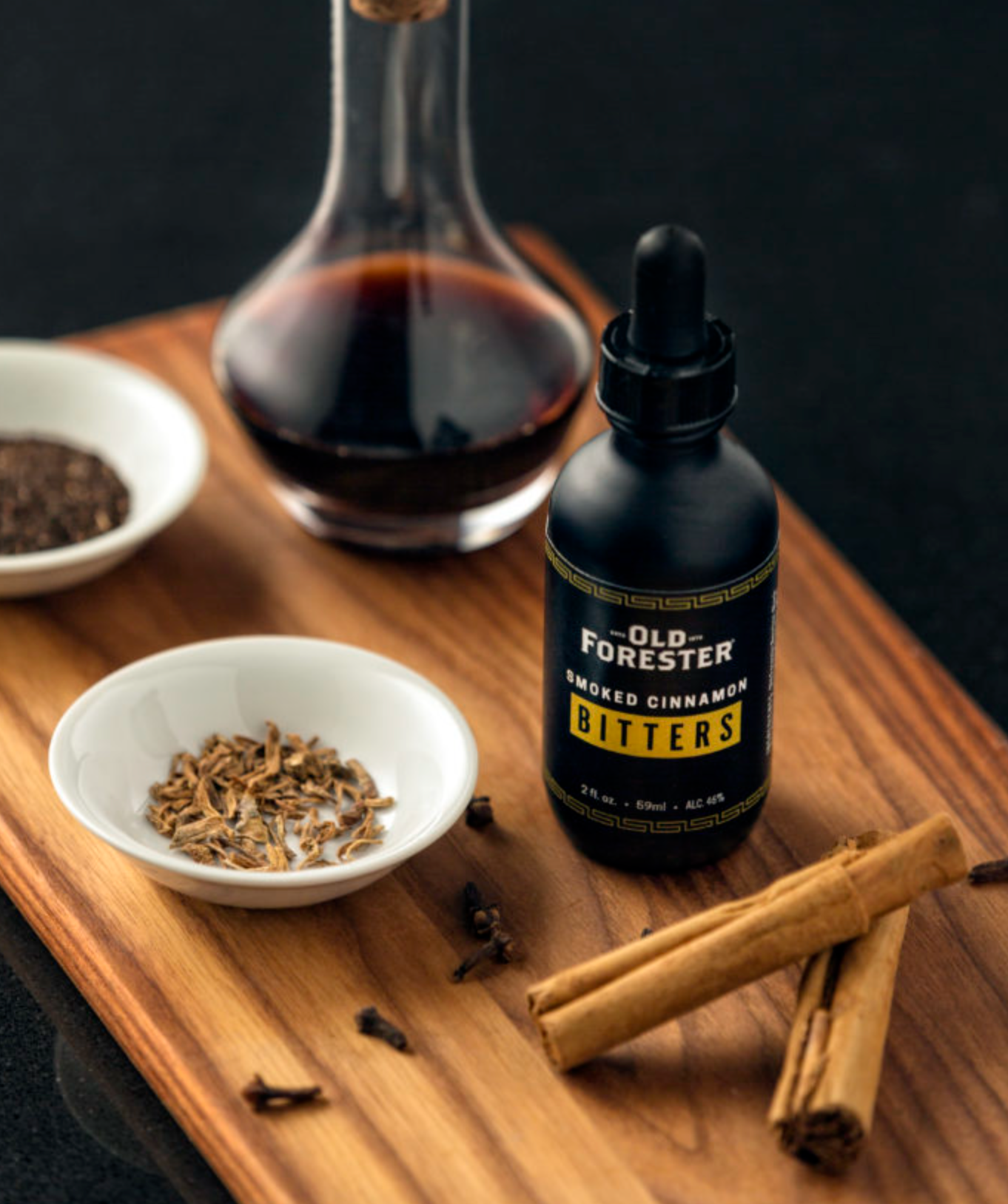 Bourbon Barrel Foods | Old Forester Smoked Cinnamon Bitters