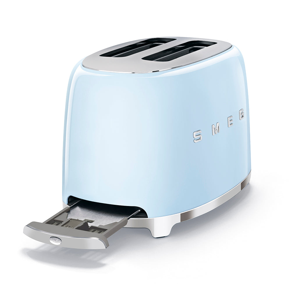 Smeg | 2x2 Slice Toaster, Pastel Blue