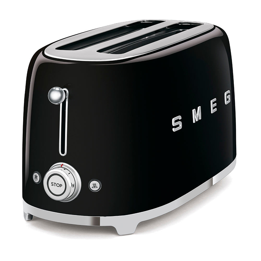 Smeg | 4x2 Slice Toaster, Black