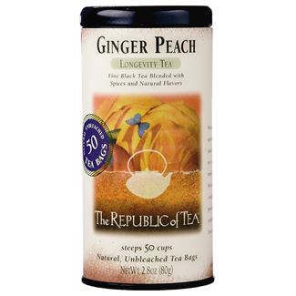 The Republic of Tea | Ginger Peach Black Tea Bags